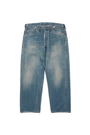 No.22 Washed Wide Denim Pants - INDIGO (26SAP-04-29)