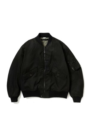 Vintage Silk L-2B Flight Jacket - BLACK (26SAP-01-23)