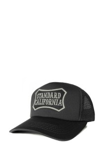 SD Basic Logo Patch Mesh Cap - Black