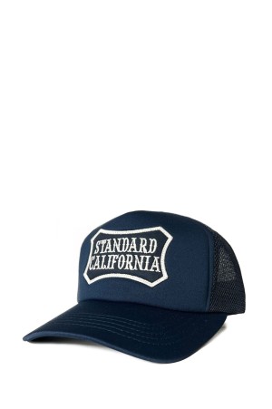 SD Basic Logo Patch Mesh Cap - Navy