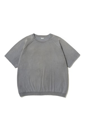 Vintage Light Weight S/S Sweatshirt - GRAY (26SAP-05-10)