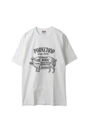 PORK FRONT TEE 25 / WHITE