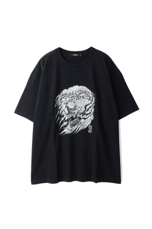 Fade Wash S/S Tee (Skull Jesus) / Black( ABCAW25CT01)