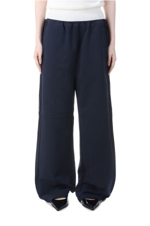 Pin Tucked Sweat Pant - NAVY (153WCP254013)