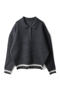 Polo Knit - GRAY (153WNT255028)