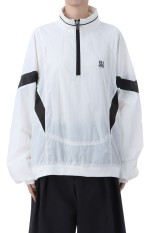 RUSH Logo Nylon Sporty Tops - WHITE (21252315305)