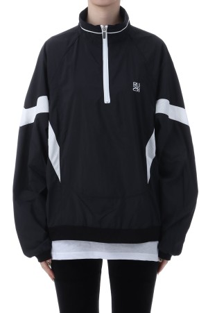 RUSH Logo Nylon Sporty Tops - BLACK (21252315305)