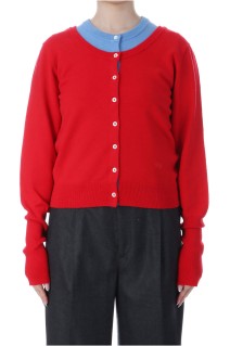 Multiway Cardigan Set Knit Tops - RED (21252365801)