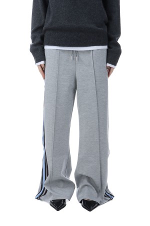 Zipper Side Line Easy Pants - GRAY (21252465702)