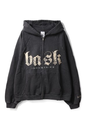INDUSTRIES, zip-up hoodie (vintage black) / VINTAGE BLACK