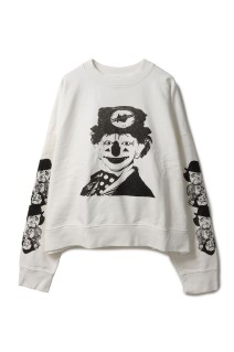 MERRYMAKER, crewneck / BONE