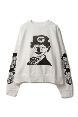 MERRYMAKER, crewneck / BONE