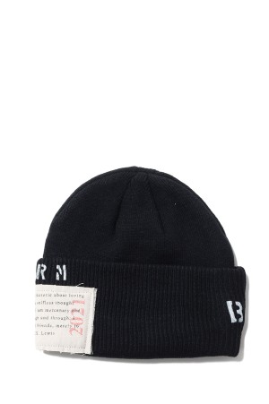 PIGFARM, beanie / BLACK
