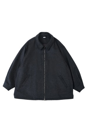 WOOL CASHMERE SWING TOP / GRAY (D25WS-05002)