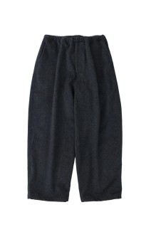WOOL CASHMERE DRAWSTRING PANTS / GRAY (D25WS-04001)