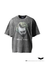 【MOVIE SERIES】「JOKER」Prime-Over Crew Neck T-Shirt - BLACK (11251411334)