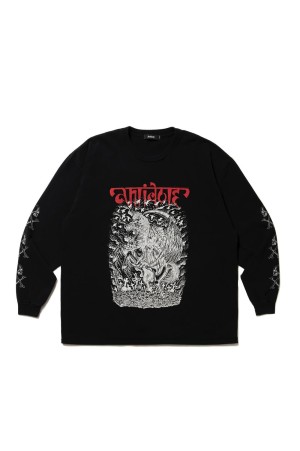 Fade Wash L/S Tee (Grim Reaper) / Black (ABCAW25CT05)