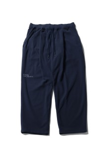FLEECE WIDE TAPERED EASY PANTS - NAVY (SFCFW25P01SP)