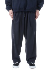 FLEECE WIDE TAPERED EASY PANTS - NAVY (SFCFW25P01SP)