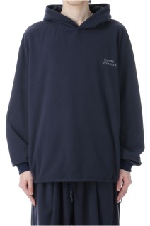 FLEECE SUPER BIG   HOODY LS TEE W/DRAWSTRINGS - NAVY (SFCFW25CS02SP)