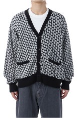 KPATTERN CARDIGAN	- BLACK (ACY-25AW-003)