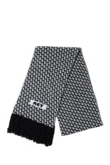KPATTERN STOLE - BLACK (ACY-25AW-016)