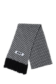 KPATTERN STOLE - BLACK (ACY-25AW-016)