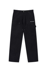 OE LOGO DOUBLE KNEE DUCK PANTS - BLACK (BEPFW25PA24)