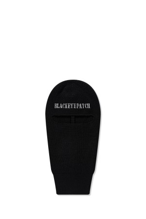 STENCIL LOGO BALACLAVA - BLACK (BEPFW25AC52)