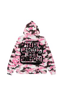 SPRAYED OG LABEL HOODIE - PINK CAMO (BEPFW25CS06)