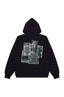 GRAYSCALE LABEL PACK HOODIE - BLACK (BEPFW25CS25)