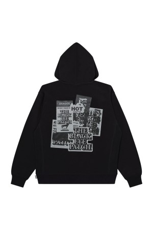 GRAYSCALE LABEL PACK HOODIE - BLACK (BEPFW25CS25)