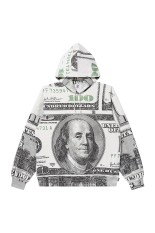 SMALL OG HUNDREDS PATTERNED HOODIE - MULTI (BEPFW25CS36)