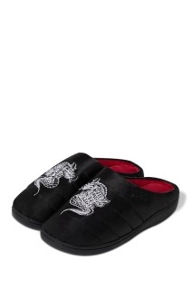 SATIN DRAGON SUBU SANDALS - BLACK (BEPFW25EI16)