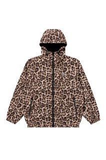 LEOPARD PATTERNED RIPSTOP TRACK JACKET - MULTI (BEPFW25OT05)