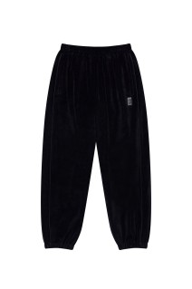 HWC VELOUR TRACK PANTS - BLACK (BEPFW25PA17)