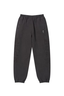HWC EMBROIDERED PIGMENT DYED SWEAT PANTS - CHARCOAL (BEPFW25PA26)