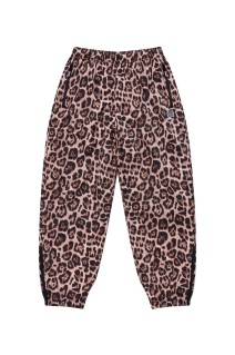 LEOPARD PATTERENED RIPSTOP TRACK PANTS - MULTI (BEPFW25PA27)