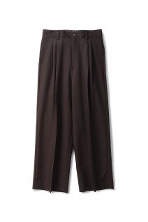 LONG WIDE TROUSERS - MILITARY KHAKI (ST.1423)