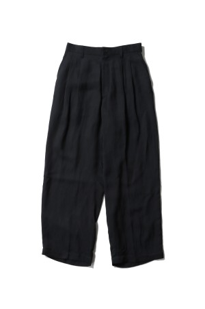 VIS/LI BRIGHT TWILL WIDE EASY TROUSERS - DARK CHARCOAL (ST.1466)