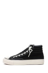 DWELLER TRAINER 2 HI COW LEATHER WITH GORE-TEX by SPINGLE / BLACK x WHITE (NN-F4753)
