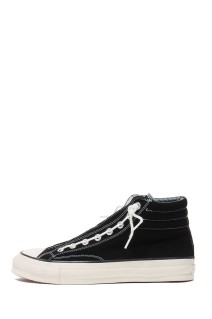 DWELLER TRAINER 2 HI COW LEATHER WITH GORE-TEX by SPINGLE / BLACK x WHITE (NN-F4753)