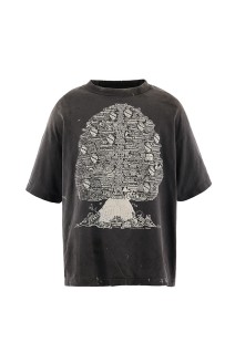 SS T-SHIRT / TREE / BLACK (SM-MK8-0000-001)