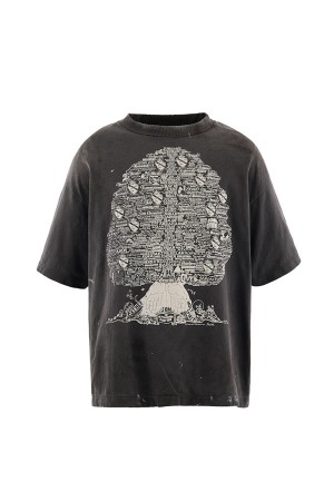 SS T-SHIRT / TREE / BLACK (SM-MK8-0000-001)