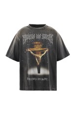 SS T-SHIRT / JESUS / BLACK (SM-MK8-0000-002)