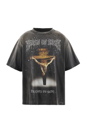 SS T-SHIRT / JESUS / BLACK (SM-MK8-0000-002)