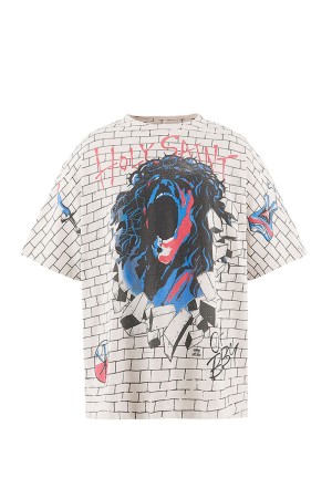 SS T-SHIRT / HOLY SAINT / WHITE (SM-MK8-0000-012)