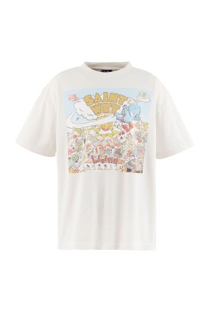 SS T-SHIRT / SAINT WET / WHITE (SM-MK8-0000-016)