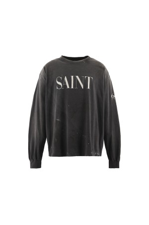LS T-SHIRT / SAINT 666 / BLACK (SM-MK8-0000-030)