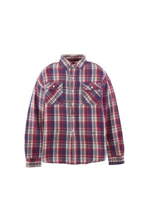 FLANNEL SHIRT / CHECK / BEIGE (SM-MK8-0000-042)